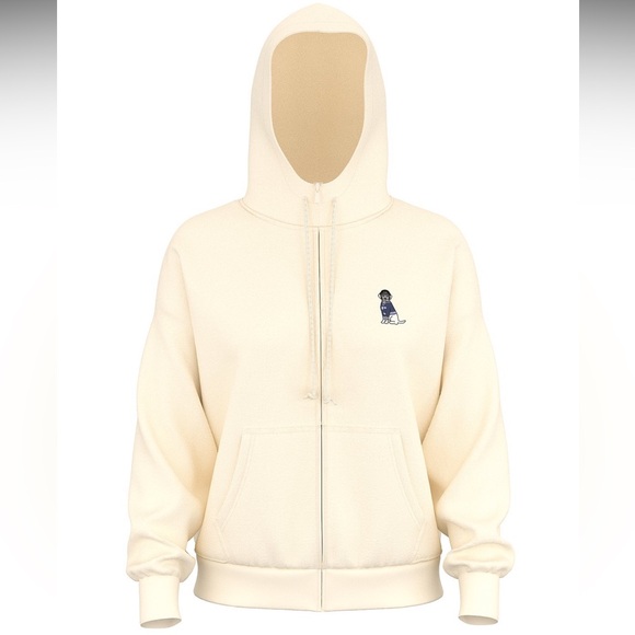 NWT Victoria's Secret PINK Ivy Fleece Campus Full Zip Hoodie, Extra Large (XL) - Picture 5 of 11